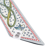 タロプリントタイスカーフ/TARO PRINT TIE SCARF