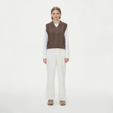 CABLE KNIT VEST_BROWN (6610823413878)