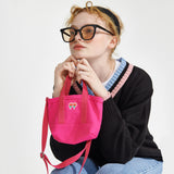 Logo mini cross bag [Magenta] (6610276450422)