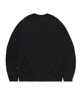 CIRCLE EMB LOGO SWEATSHIRT (BLACK)[LRSSCTM706M]