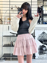 freesia shirred skirt