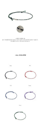 Dragon Silverball Bracelet (knot ver.)