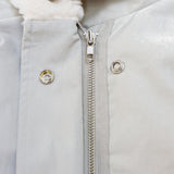 ダンブルパッチロングジャンパー / DUMBLE PATCHED LONG JUMPER_GREY