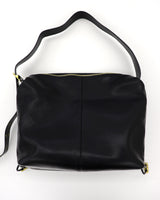 Minte Eyelet Strap Leather Big Shoulder Crossbag