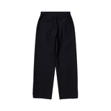 バックポイントツータックスラックス / BACK POINT TWO TUCK SLACKS - BLACK