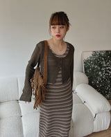 チチクロップカーディガン / Chichi Crop Cardigan (4color)