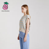 ウェーブクロッシェベスト/WAVE CROCHET VEST