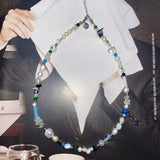 ocean gemstone necklace