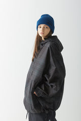 ワイドフーディージャケット/BSR2223FWJK050 WIDE HOODED JACKET CHECK