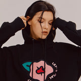 SETSETSET BIG FLOWER HOODIE BLACK (6652491235446)