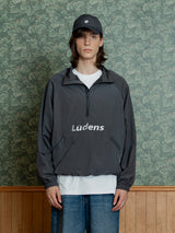 Half zip Windbreaker_Charcoal