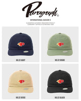 パラグラフシルバーロゴキャップ / paragraph P-logo embroidery cap 4color (6547637829750)