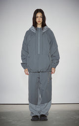 PIPPING MIX PANTS_GRAY