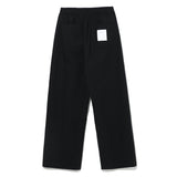 ワンタックワイドフィットパンツ/ONE TUCK WIDE FIT PANTS-BLACK