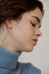 [14K] Essential Pearl Earrings (6mm)