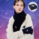 ドルフィンカシミアマフラー+グローブセット/[Gift Box] Dolphin Cashmere Muffler + Gloves SET