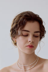 Water Drop One-touch Earrings (XL)