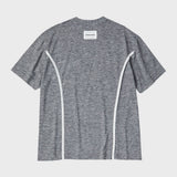 ソフトバイアスラインTシャツ/SOFT BIAS LINE T-SHIRT (GREY)
