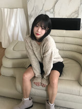 フレスノⅤネックニット