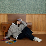 Nylon Raglan Crewneck_Sand Beige