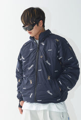 ロゴパッディングジャンパー/BSR2223FWJK007 BEARRABBIT LOGO PADDING JUMPER NAVY