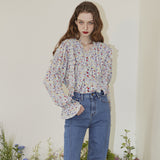 Floral Wrinkle Blouse (6681271238774)