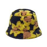 フラワーベアフラフィーバケットハット / Flower Bear Fluffy Bucket Hat_Black