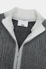 ユキシースルーニットジップアップ