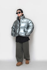[UNISEX] メタルパッテッドジャンパー
