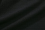 オープンカラーニットカーディガン/OPEN COLLAR KNIT CARDIGAN_BLACK