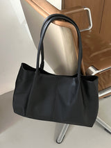 Senko Pleated Incision Leather Shoulder Bag