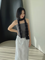 ウィンターチューブトップ/Winter tube top (4color)