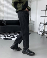 レギュラーデニムパンツ/TA Regular Black denim