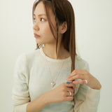 メディアムボールドポットリング / medium bold pot ring matt texture.