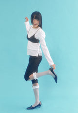  layered puff top_ivory