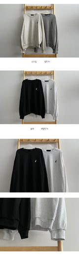 刺繍ラビットスウェットシャツ / Embroidered rabbit sweatshirt