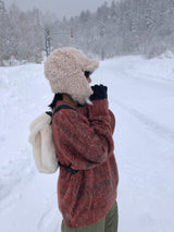 Fable snow melange knit 
