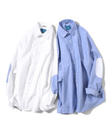 エルボーパッチオックスフォードシャツ/Elbow Patch Oxford Shirt S117 White