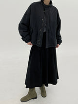 ウールショートパッドジャンパー / Wool short padded jumper (2color)
