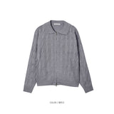 jermi two way zipper kara knit