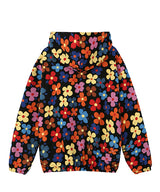 ドリームライクフラワーフードTシャツ/ dreamlike flower hood t-shirt - BLACK (4435429621878)
