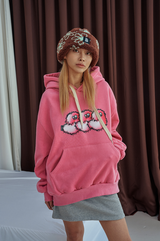 ポムポムフーディ / pompom hoodie_pink