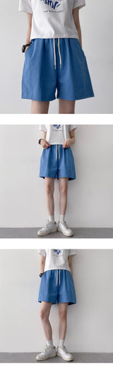 ハクバイオウォッシングコットンベンダブルショーツ / Haku bio washing cotton bendable shorts