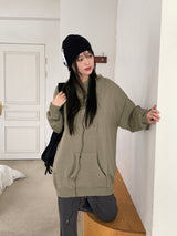 Gerber S overfit one-piece hooded knit