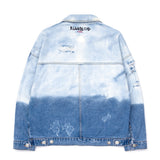 BBD Utopia Bleached Custom Raglan Denim Jacket (Blue)