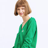 マークカーディガン/RCH mark Cardigan green