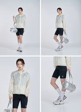 [24SS] LIGHTWEIGHT SYMBOL PUCKERING WINDBREAKER JACKET CREAM