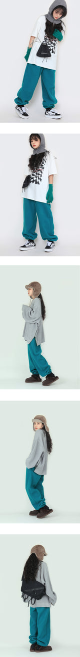 パピーフリースジョガーパンツ / Puppy fleece jogger pants
