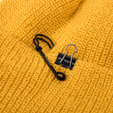 BBD Signature Custom Short Beanie (Mustard) (6643612745846)