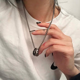 bold ring necklace